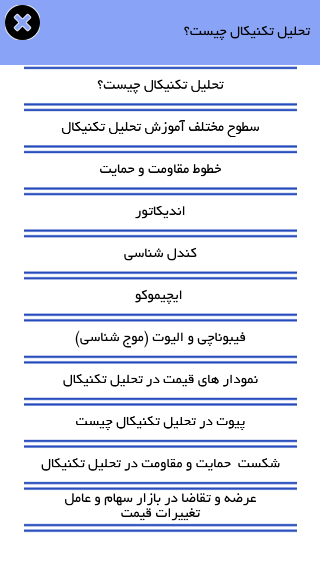 تابلو خوانی در بورس