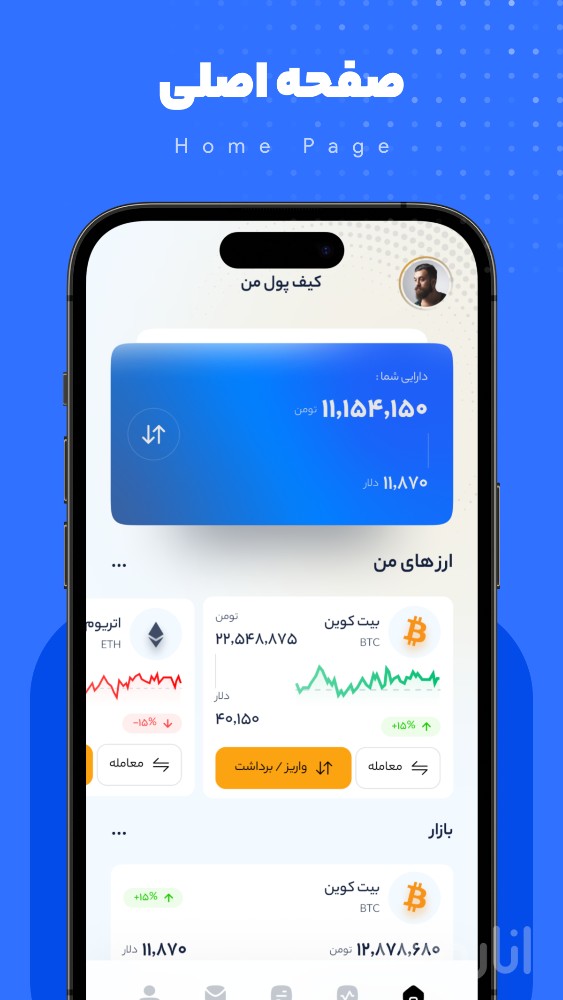 صرافی کیف پول من | خرید ارز دیجیتال