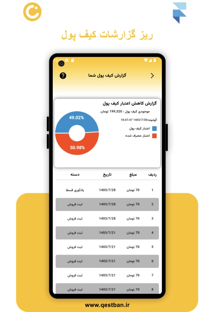 قسط بان | مدیریت فروش اقساطی