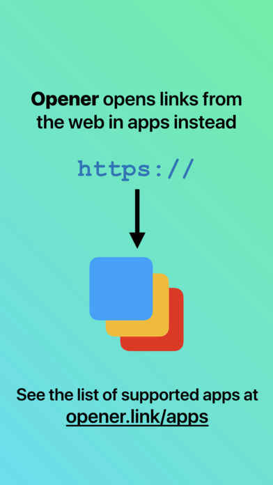 Opener ‒ open links in apps