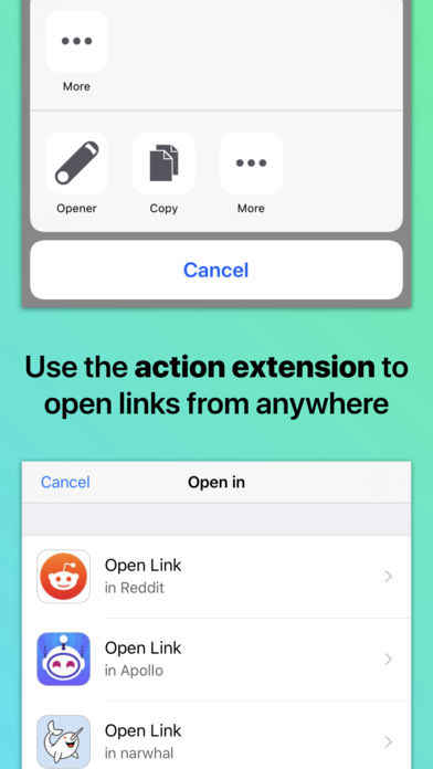 Opener ‒ open links in apps